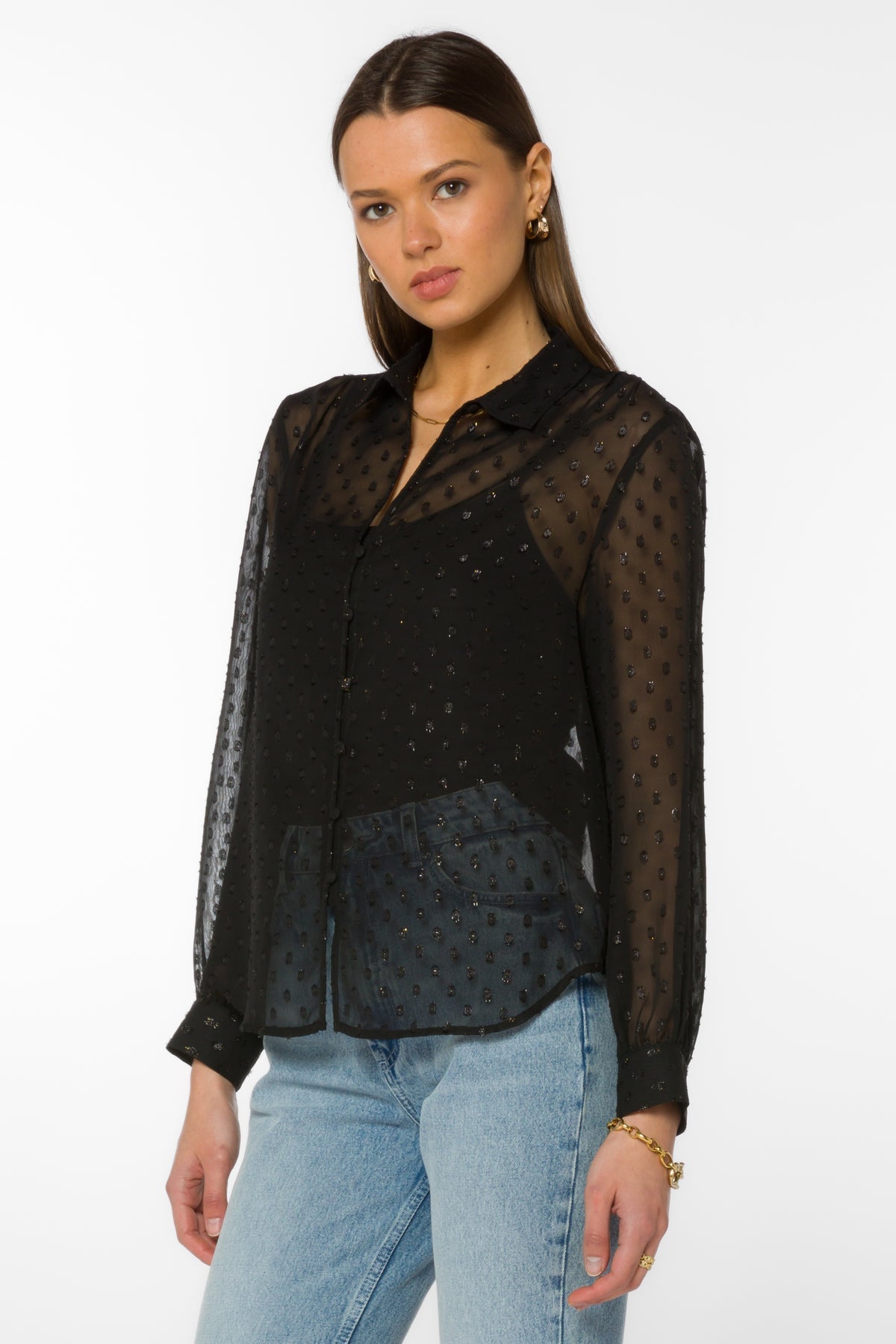 Callen Long Sleeve Sheer Top