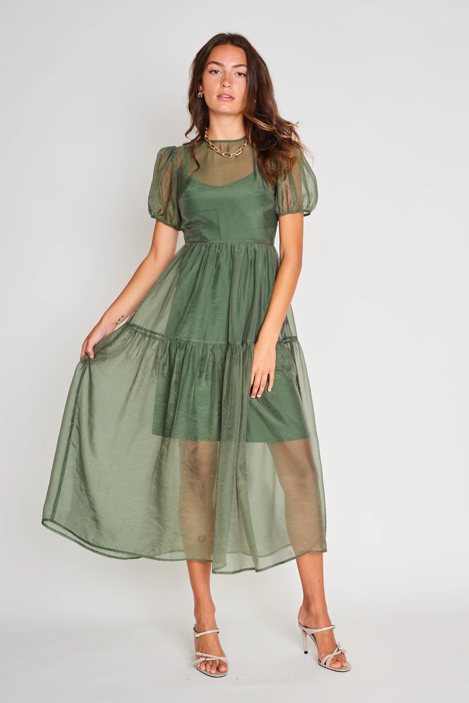 Aria Dress Green