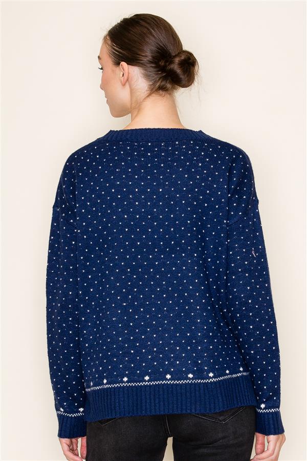Aspen Winter Sweater Navy