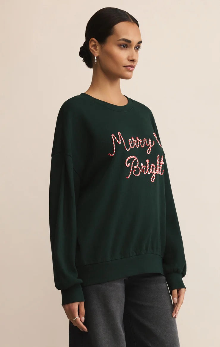 Bright Sunday Sweatshirt Garland Green