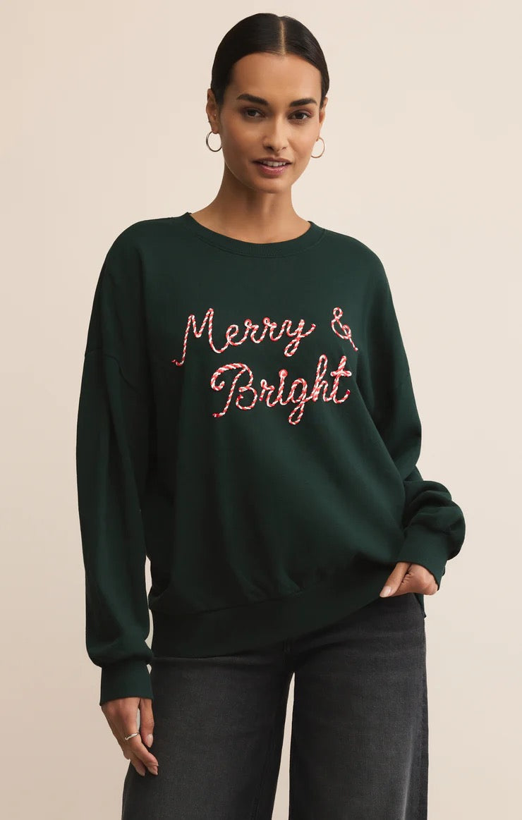Bright Sunday Sweatshirt Garland Green